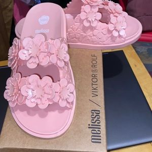 Melissa / Viktor & Rolf Slides new in box Size 5 women